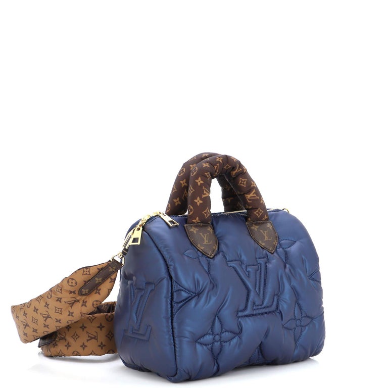 Louis Vuitton Pillow Speedy Bandouliere Bag Monogram Quilted Econyl Nylon  25 at 1stDibs