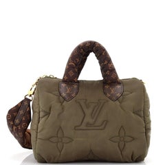 Louis Vuitton Speedy Bandouliere Bag Monogram Quilted Econyl Nylon 25