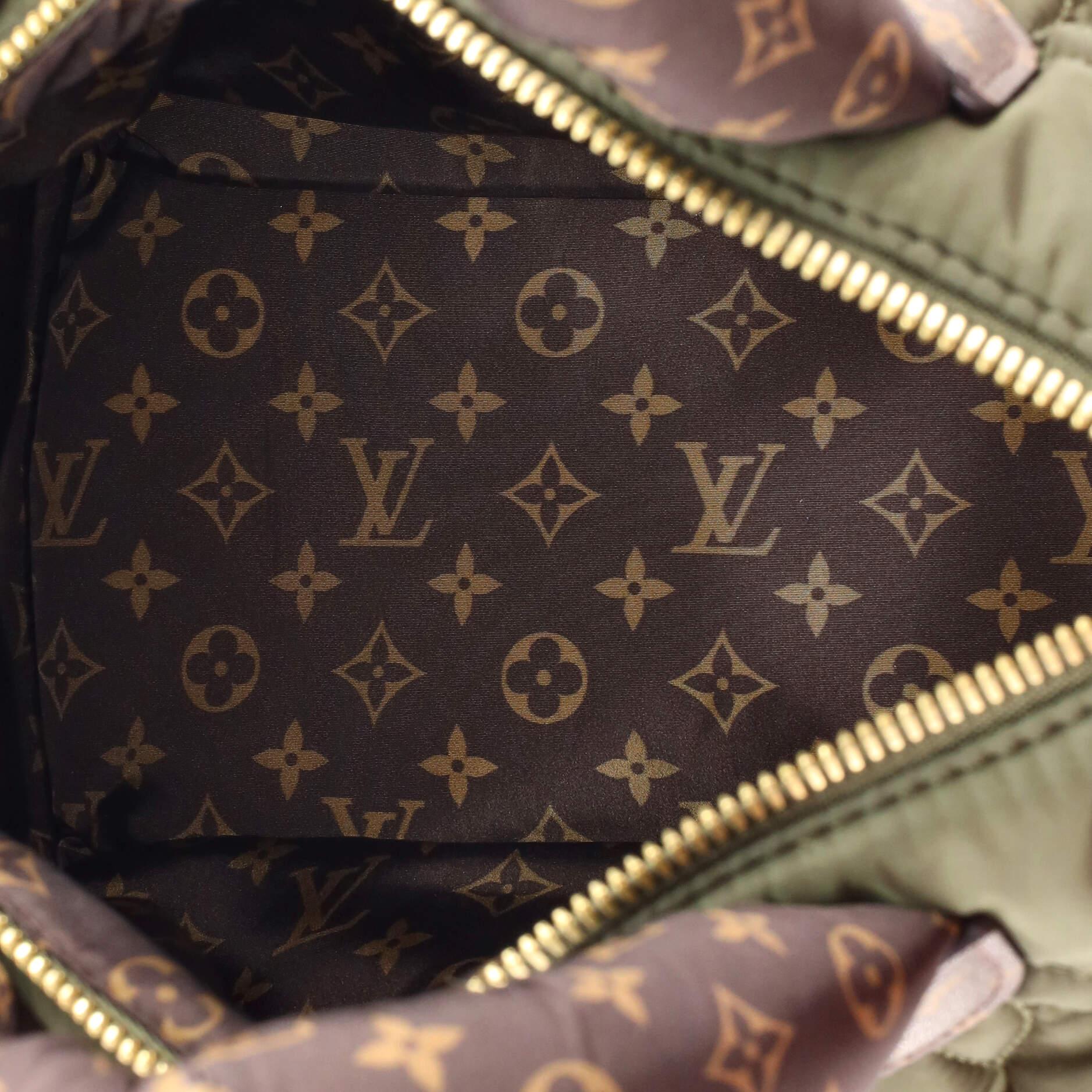 Louis Vuitton Speedy Bandouliere Bag Monogram Quilted Econyl Nylon 25 1