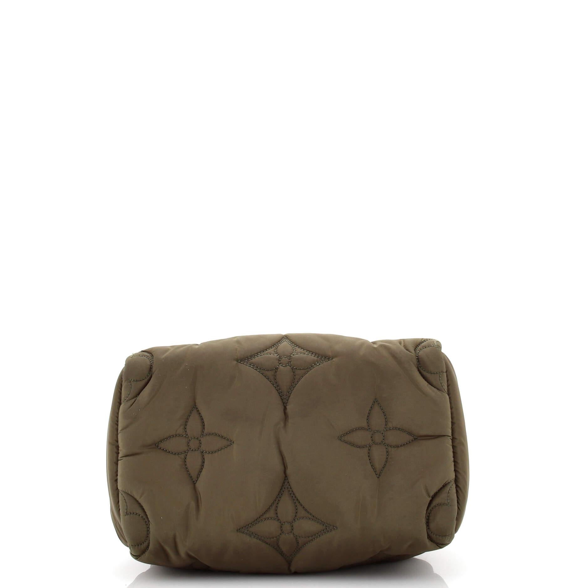 Women's Louis Vuitton Speedy Bandouliere Bag Monogram Quilted Econyl Nylon 25 For Sale