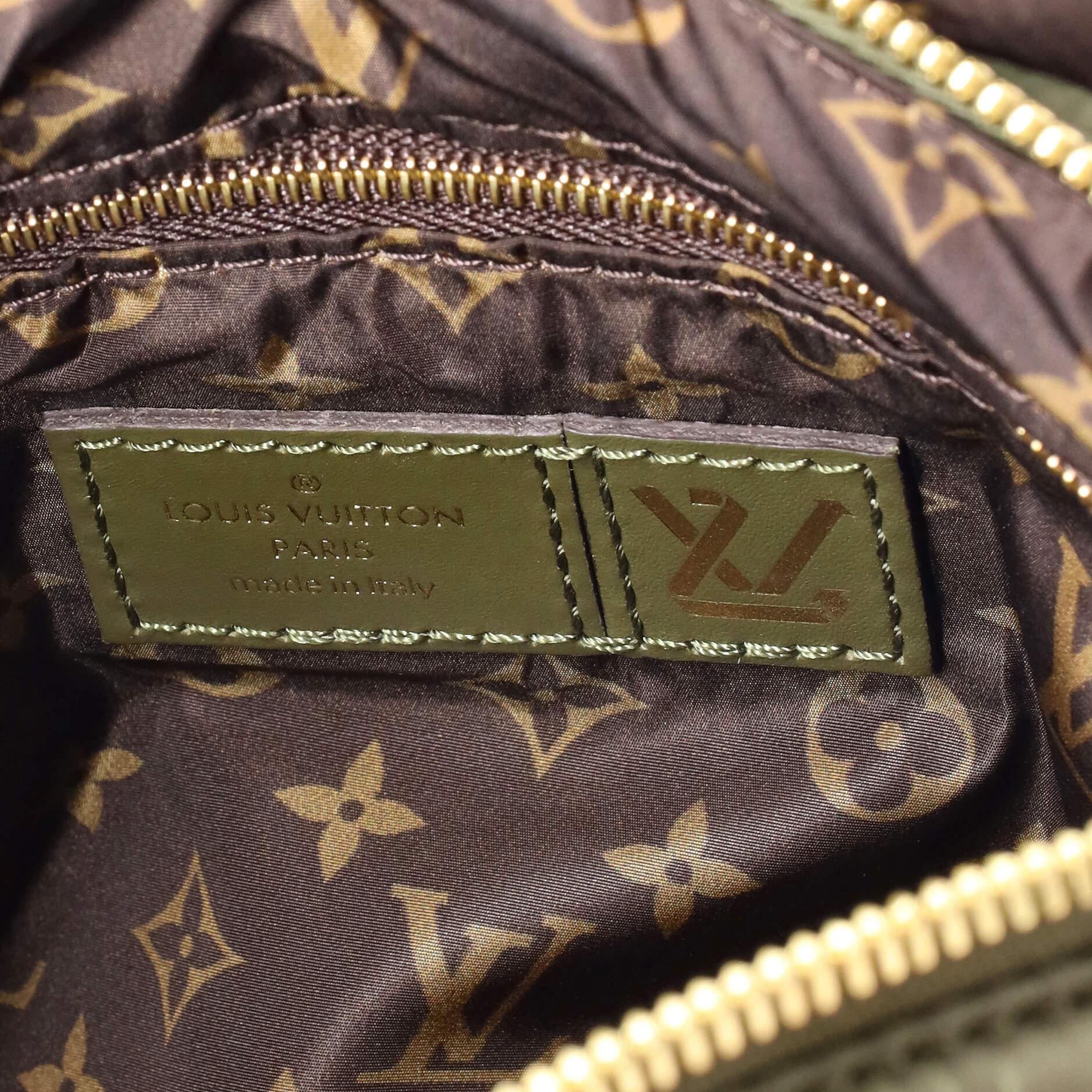 Louis Vuitton Speedy Bandouliere Bag Monogram Quilted Econyl Nylon 25 2