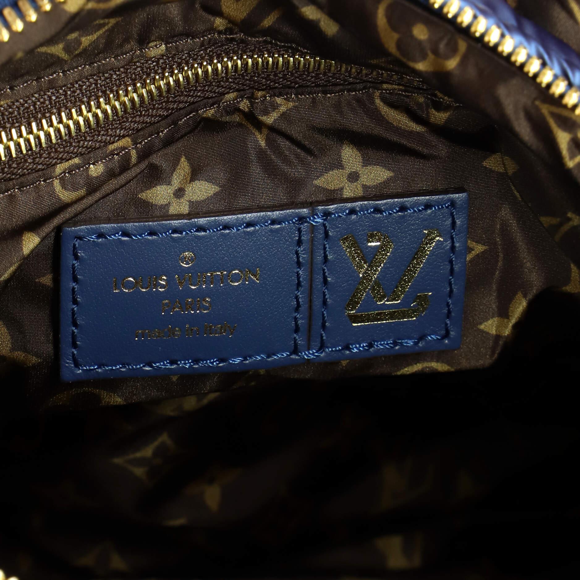 Louis Vuitton Speedy Bandouliere Bag Monogram Quilted Econyl Nylon 25 For Sale 2