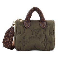 Louis Vuitton Speedy Bandouliere Bag Monogram Quilted Econyl Nylon 25