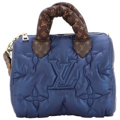 Louis Vuitton Speedy Bandouliere Bag Monogram Quilted Econyl Nylon 25