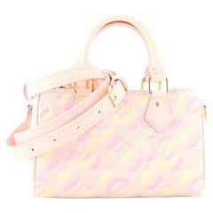 Louis Vuitton Pink Monogram Denim Nano Speedy Gold Hardware, 2021-22  Available For Immediate Sale At Sotheby's