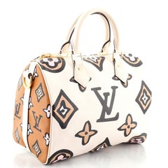 Louis Vuitton Speedy Bandouliere Bag Wild at Heart Monogram Giant 25