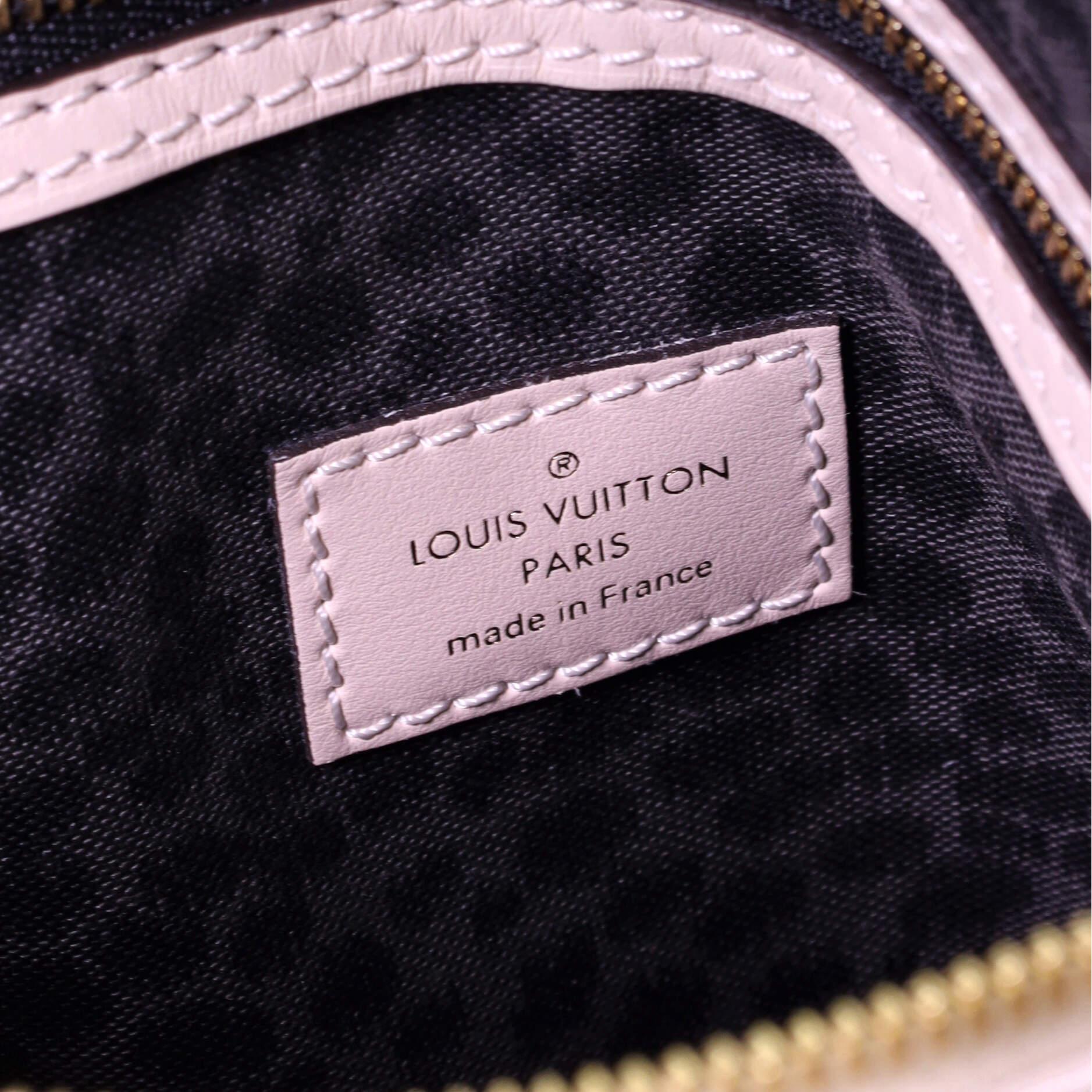 White Louis Vuitton Speedy Bandouliere Bag Wild at Heart Monogram Giant 25