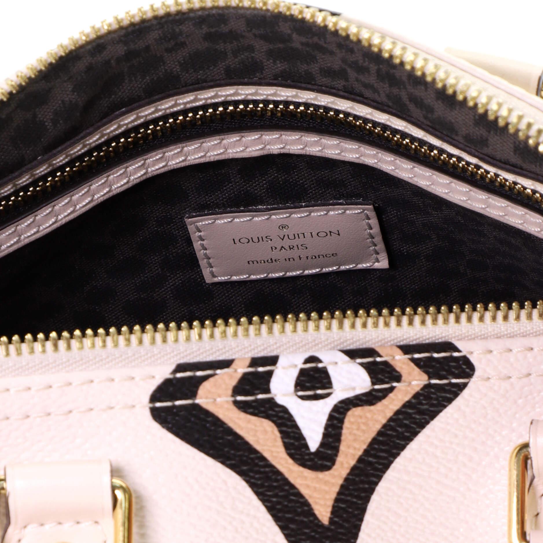 Women's or Men's Louis Vuitton Speedy Bandouliere Bag Wild at Heart Monogram Giant 25