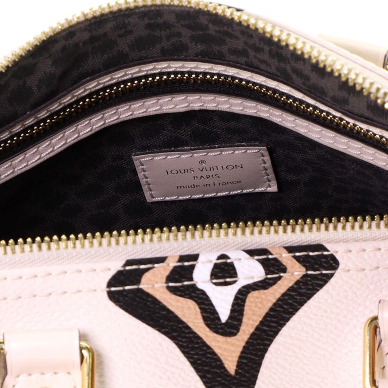 Louis Vuitton Speedy Bandouliere Bag Wild at Heart Monogram Giant 25 For Sale 3