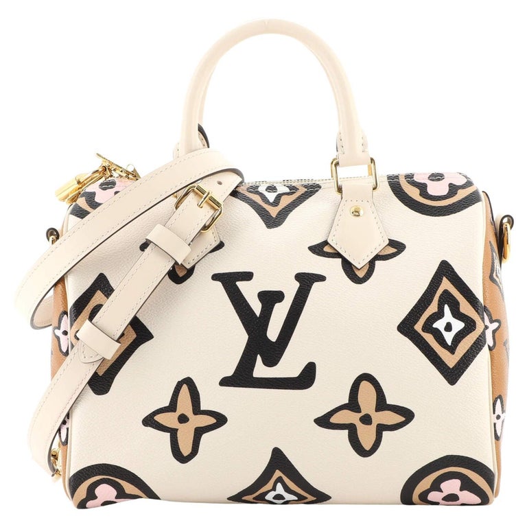 Louis Vuitton Speedy Bandouliere Bag Wild at Heart Monogram Giant 25 For Sale