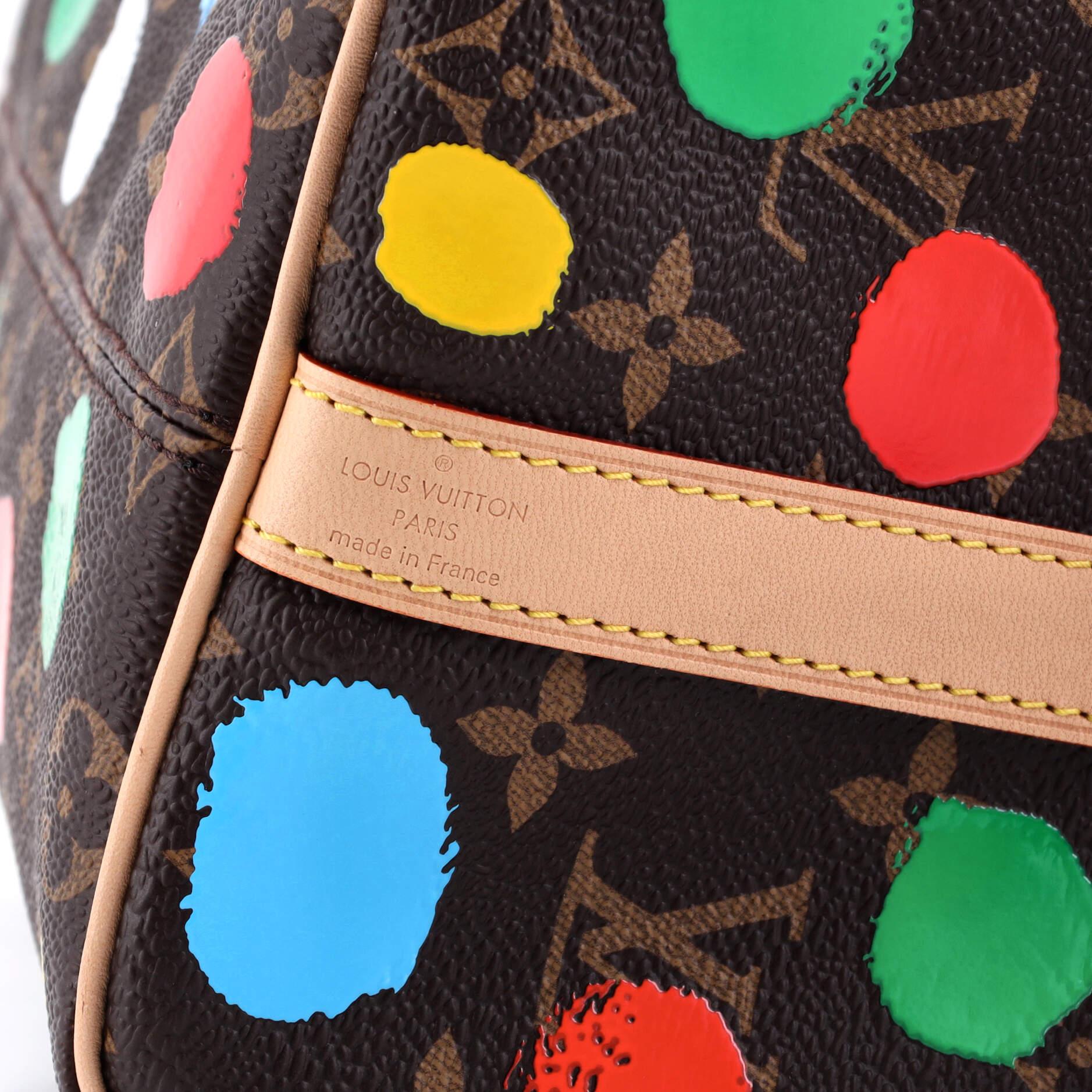 Louis Vuitton Speedy Bandouliere Bag Yayoi Kusama Painted Dots Monogram Canvas25 2