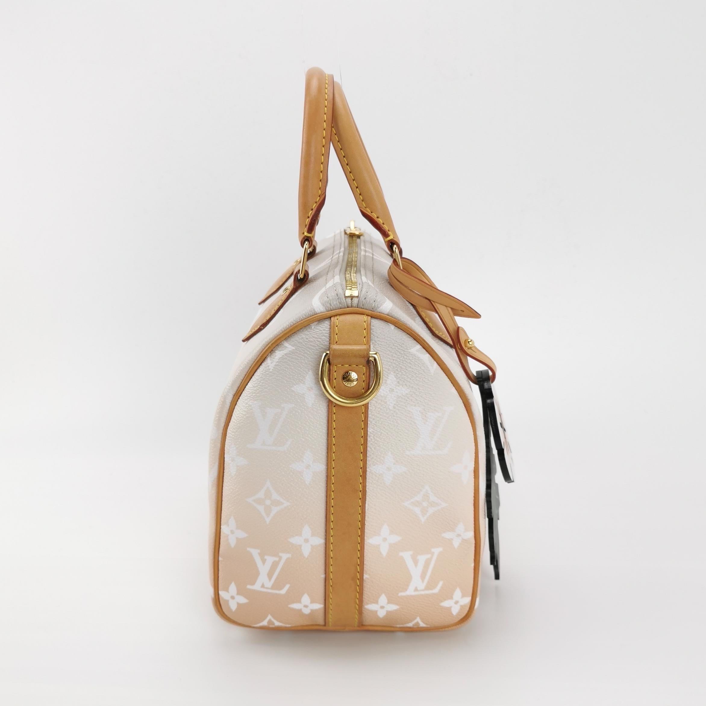 Louis Vuitton Speedy Bandouliere By The Pool Monogrammierte Riesen 25 Umhängetasche im Zustand „Hervorragend“ im Angebot in AUBERVILLIERS, FR