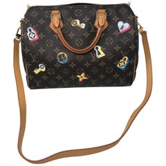 Used Louis Vuitton Speedy Bandouliere Keys Limited Edition 