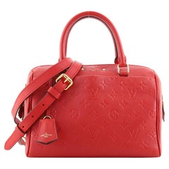 Louis Vuitton Speedy Bandouliere NM Bag Monogram Empreinte Leather 25 Ext