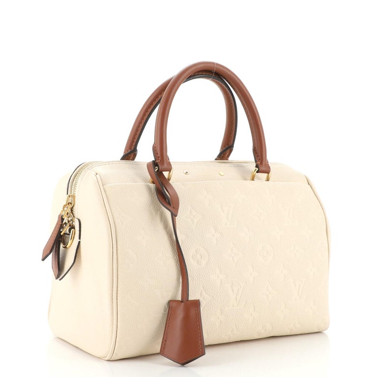 Louis Vuitton Speedy Bandouliere NM Handbag Monogram Empreinte Leather 25  at 1stDibs
