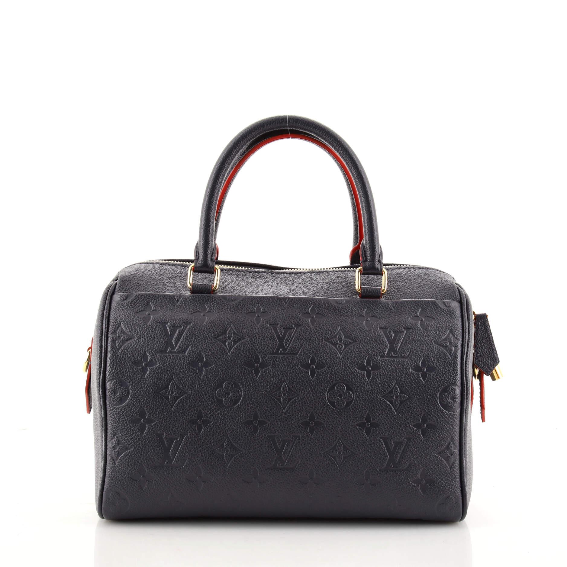 Louis Vuitton Speedy Bandouliere NM Bag Monogram Empreinte Leather 25 In Good Condition In NY, NY