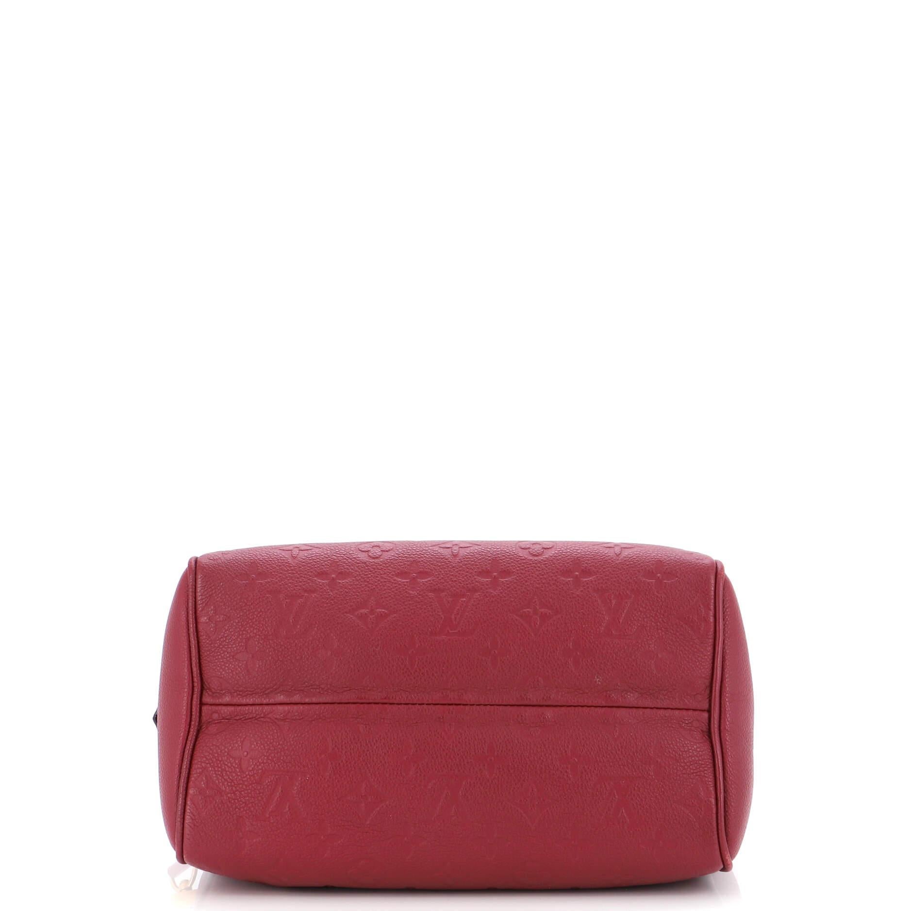 Women's or Men's Louis Vuitton Speedy Bandouliere NM Bag Monogram Empreinte Leather 25