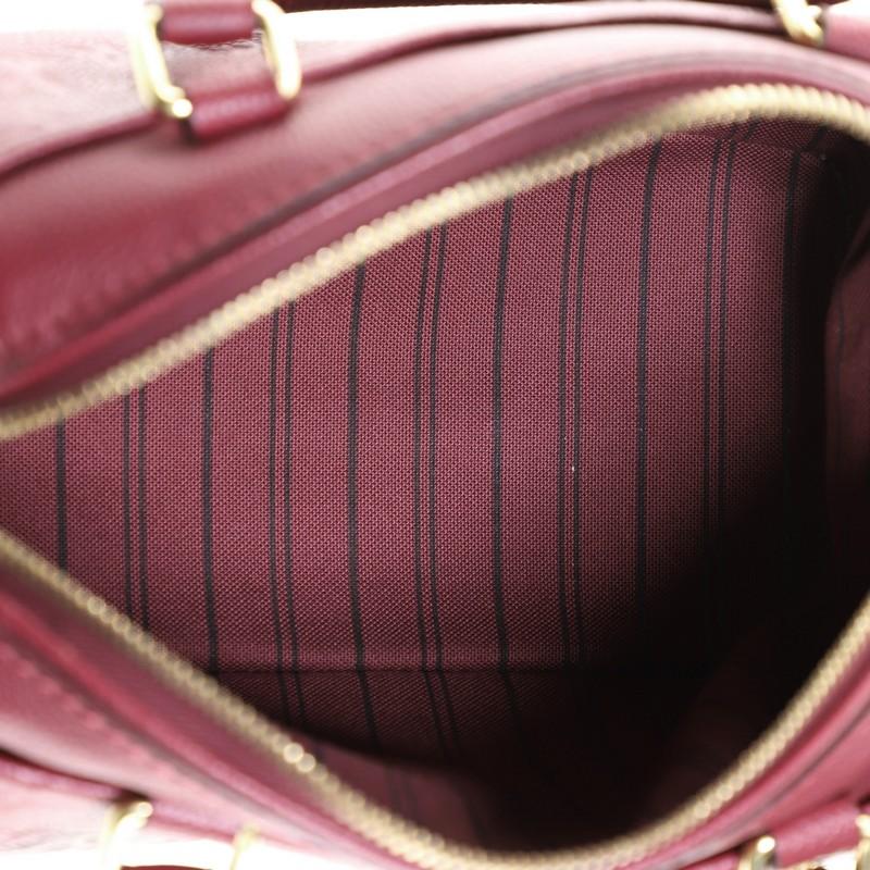 Women's or Men's Louis Vuitton Speedy Bandouliere NM Handbag Monogram Empreinte Leather 20 