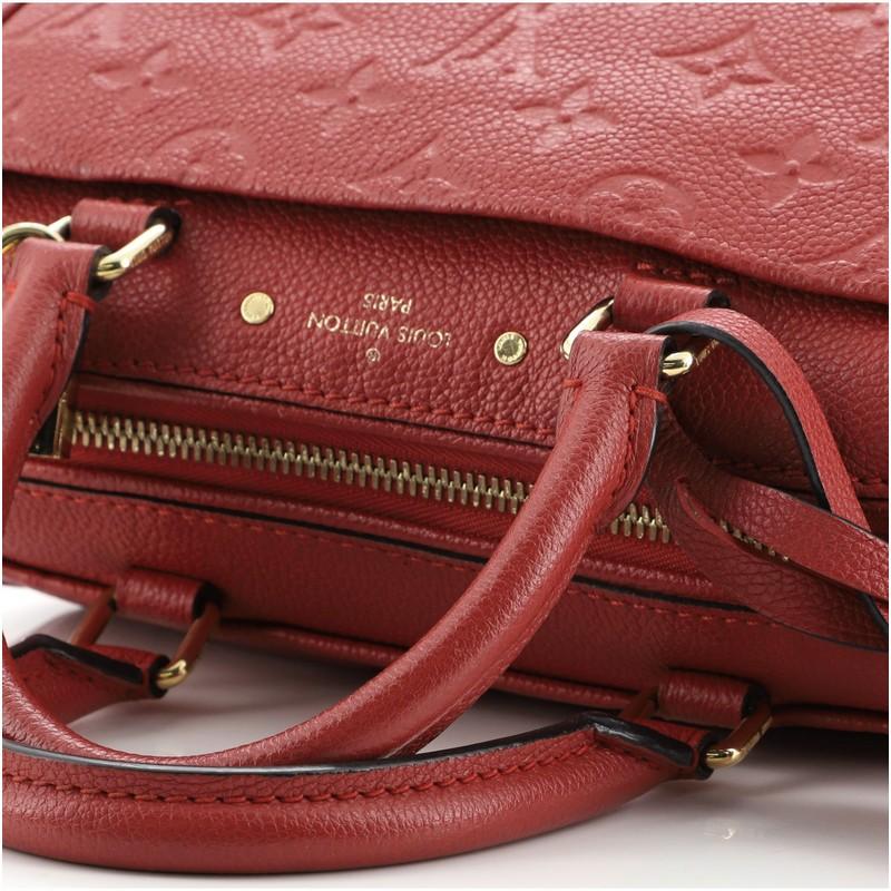 Women's or Men's Louis Vuitton Speedy Bandouliere NM Handbag Monogram Empreinte Leather 20