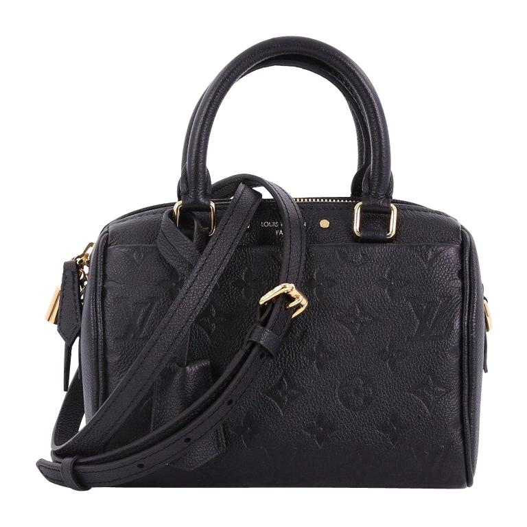 Louis Vuitton Speedy Bandouliere NM Handbag Monogram Empreinte Leather 20