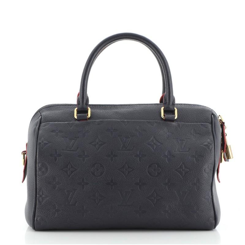 Women's Louis Vuitton Speedy Bandouliere NM Handbag Monogram Empreinte Leather 25