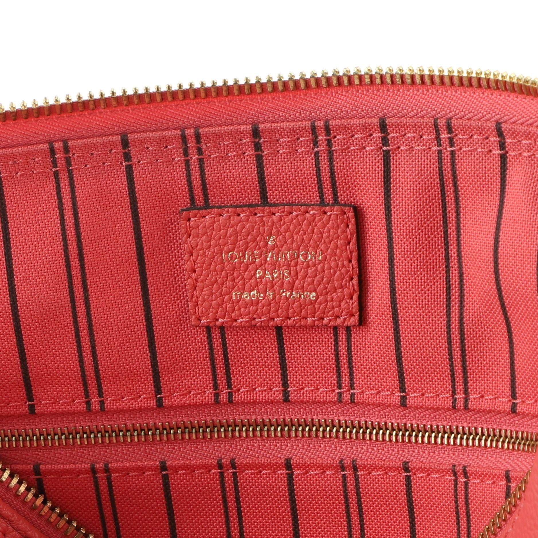 Women's or Men's Louis Vuitton Speedy Bandouliere NM Handbag Monogram Empreinte Leather 25