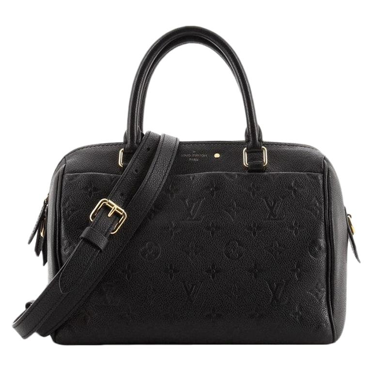 Louis Vuitton Speedy Bandouliere NM Handbag Monogram Empreinte Leather ...