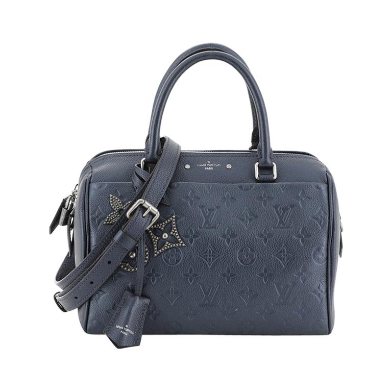 Louis Vuitton Speedy Bandouliere NM Handbag Pins Monogram Empreinte Leather 25