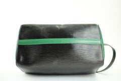 Louis Vuitton Speedy Bicolor Bandouliere Epi 35 63lva3117 Black Leather Satchel