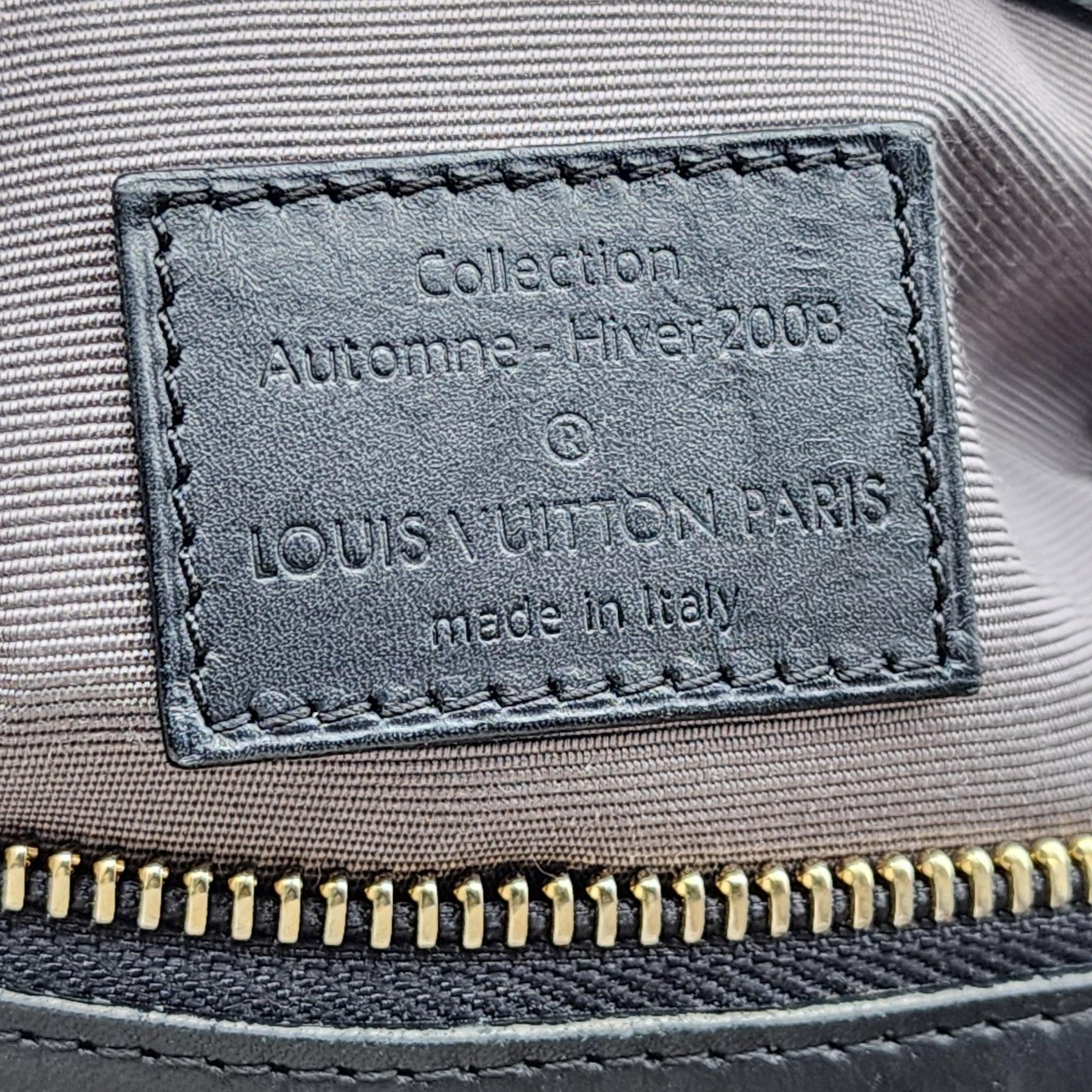 Louis Vuitton Speedy Cube 30 Bag - Embossed Leather - Black 9