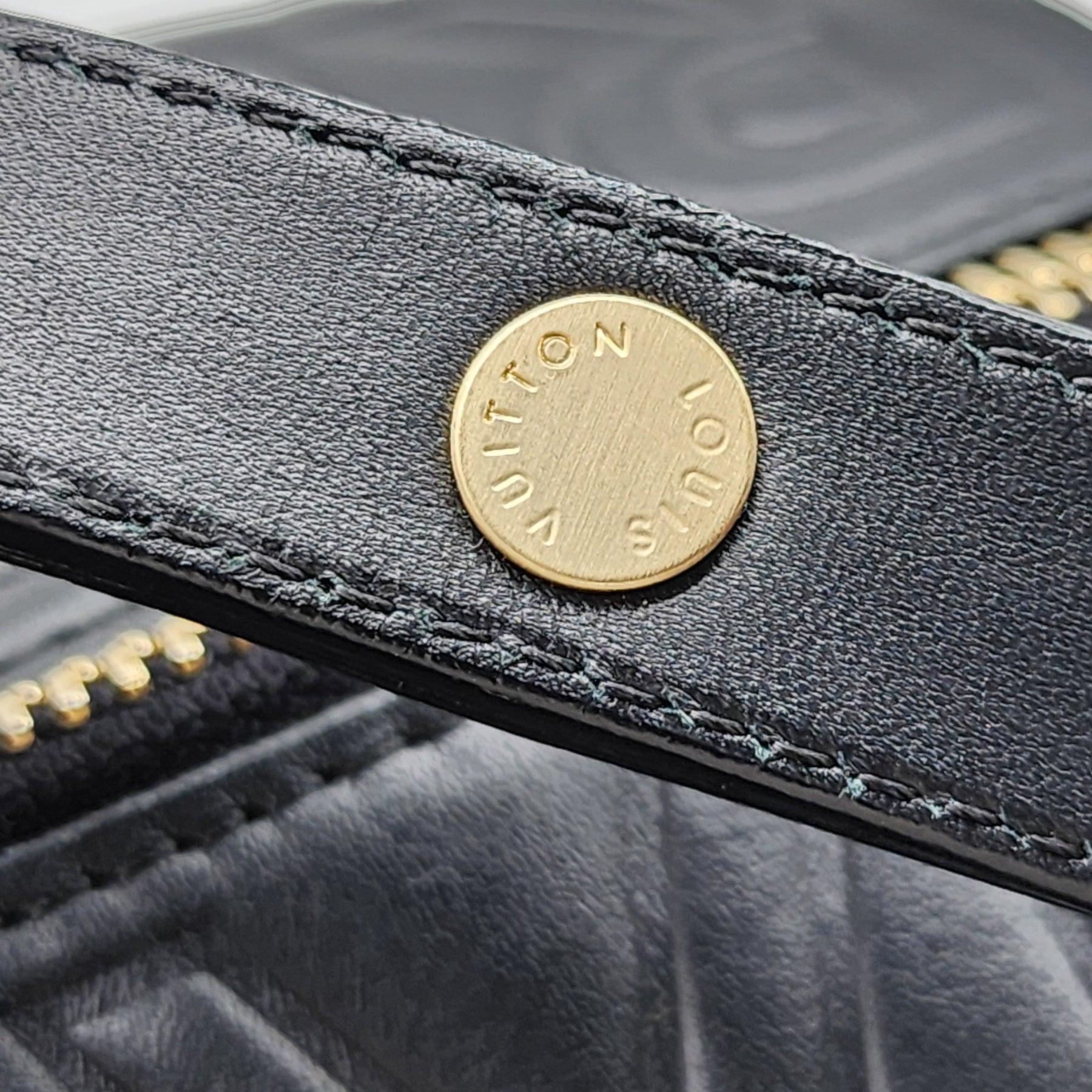Louis Vuitton Speedy Cube 30 Bag - Embossed Leather - Black 11