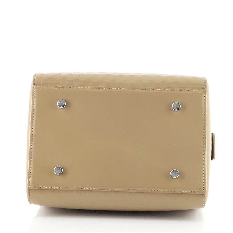 Brown Louis Vuitton Speedy Cube Bag Damier Facette MM