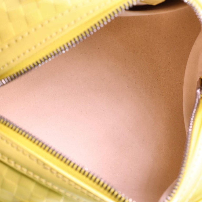 Louis Vuitton Limited Edition Yellow Damier Facette Speedy Cube Bag -  Yoogi's Closet