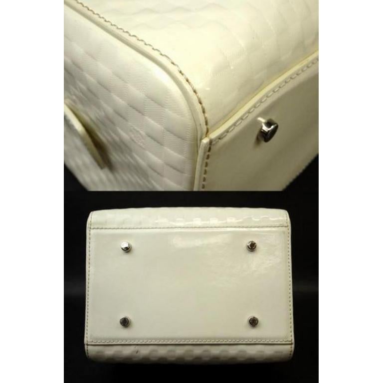 Louis Vuitton Speedy Damier Facette Pm 222152 Patent Leather Cross Body Bag For Sale 2