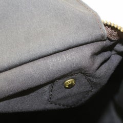 Louis Vuitton Speedy Ebene Monogram Mini Lin 30 869674 Brown Canvas Satchel