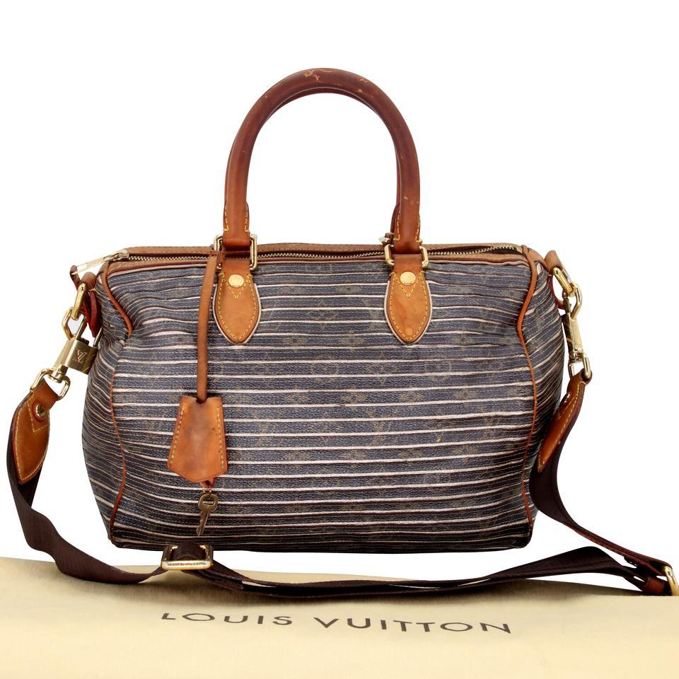 Louis Vuitton Speedy Eden Ltd Ed Bandouliere Pesh Monogram Canvas Cross Body Bag

Here is another rare gem by Louis Vuitton the famous Speedy 30 Eden Argent release several years ago and has been completely Sold Out and no longer available. The bag