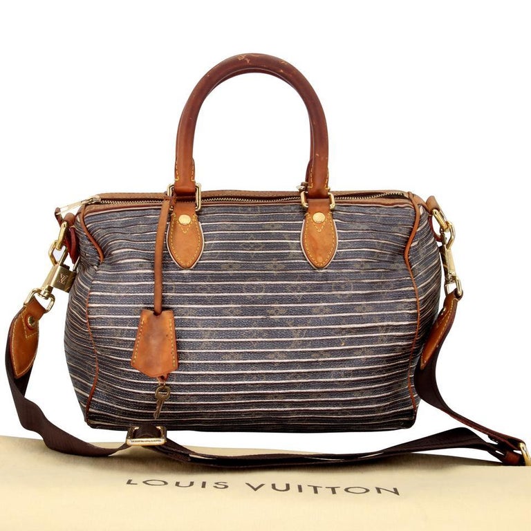 Louis Vuitton Speedy Eden Ltd Ed Bandouliere Pesh Monogram Canvas Cross  Body Bag For Sale at 1stDibs