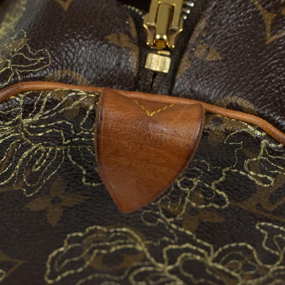 LOUIS VUITTON Speedy Edition Limitee Handbag in Brown Canvas 1