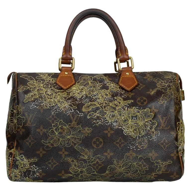 LOUIS VUITTON Speedy Edition Limitee Handbag in Brown Canvas