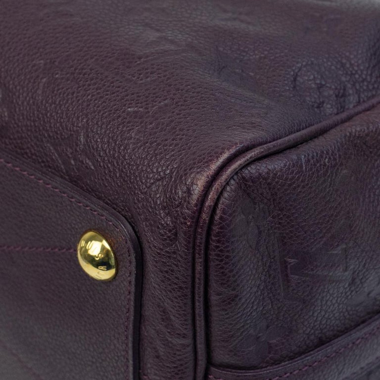 LOUIS VUITTON Speedy Empreinte In Purple Leather For Sale At 1stDibs louis-vuitton-speedy-empreinte-in-purple-leather-for-sale-at-1stdibs