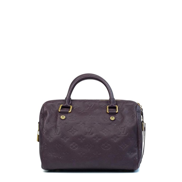 LOUIS VUITTON Speedy Empreinte In Purple Leather For Sale At 1stDibs louis-vuitton-speedy-empreinte-in-purple-leather-for-sale-at-1stdibs