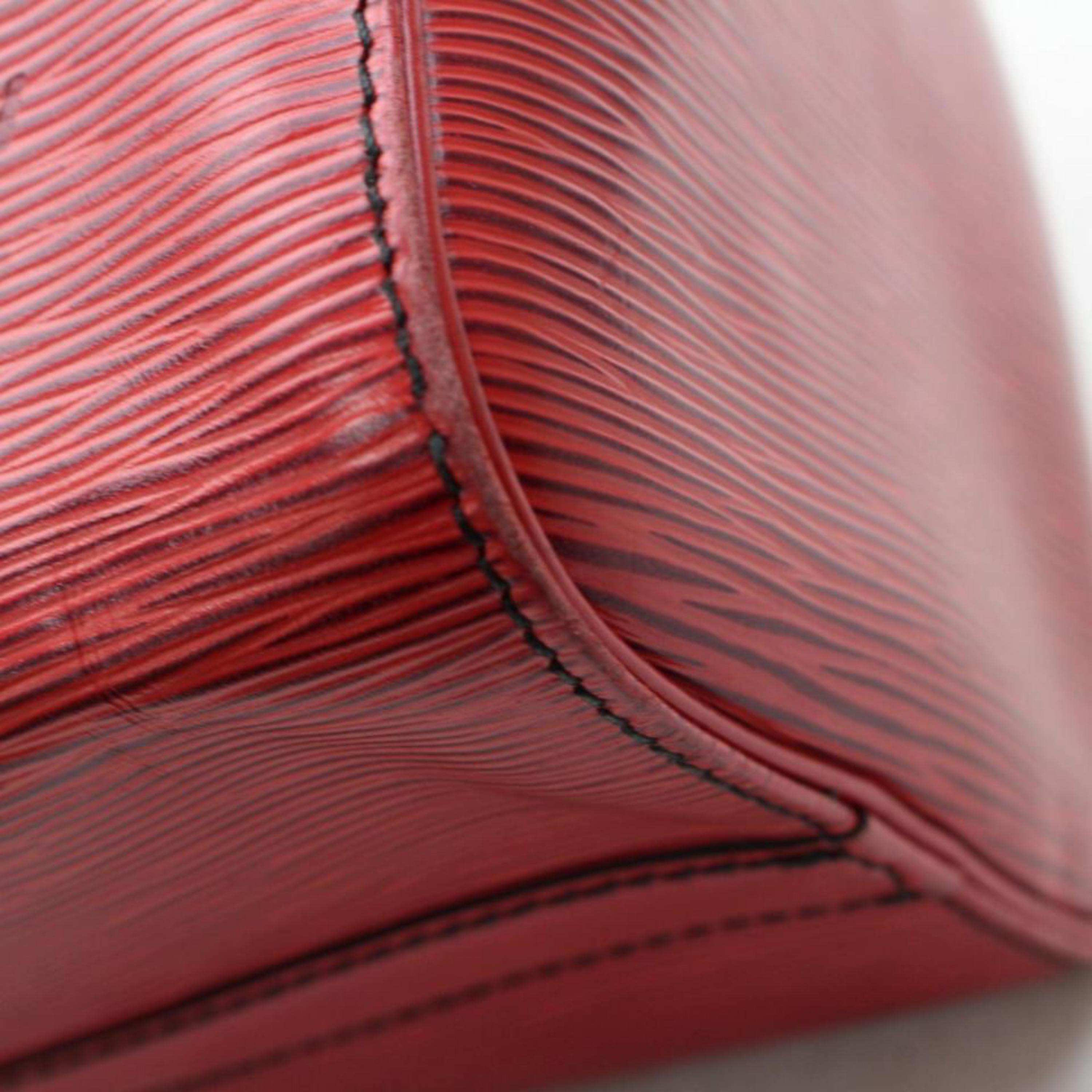 Louis Vuitton Speedy Epi 25 868169 Red Leather Satchel For Sale 6