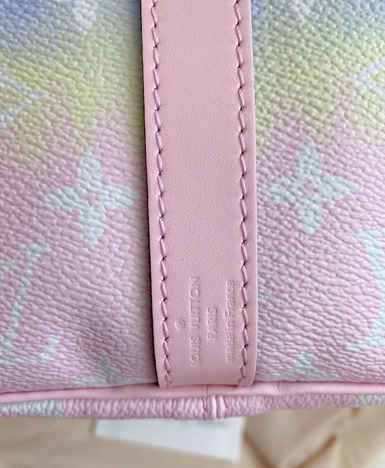 Louis Vuitton Speedy Escale Collection 30 Bandouliere In Pastel Tye Dye 870aus In New Condition In Dix hills, NY
