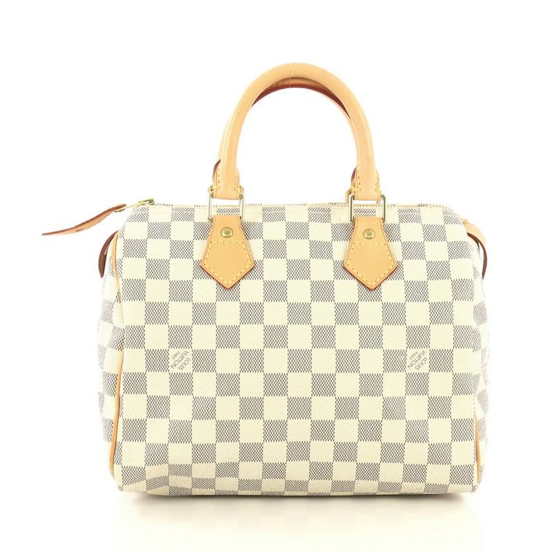 Women's Louis Vuitton Speedy Handbag Damier 25