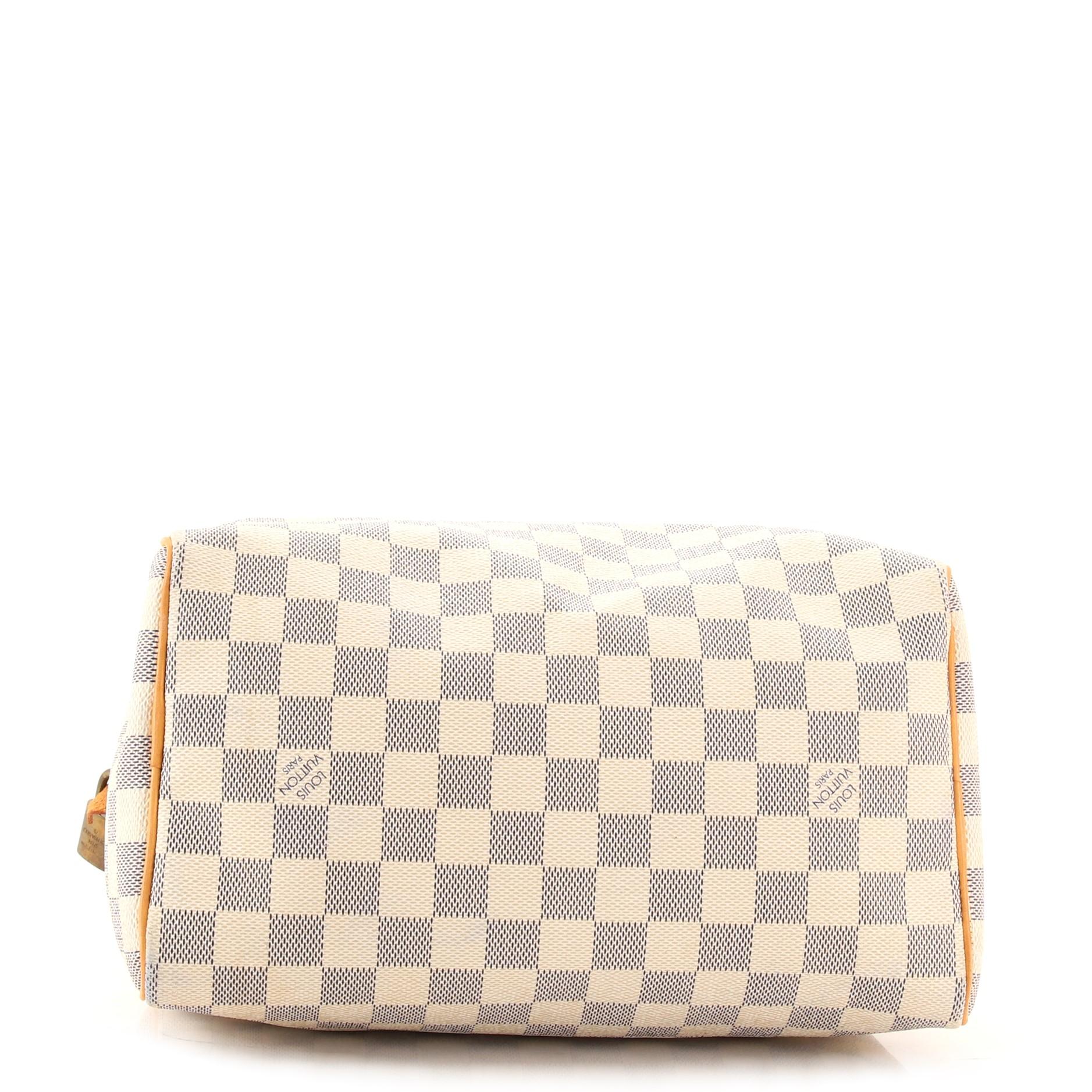 Women's or Men's Louis Vuitton Speedy Handbag Damier 25