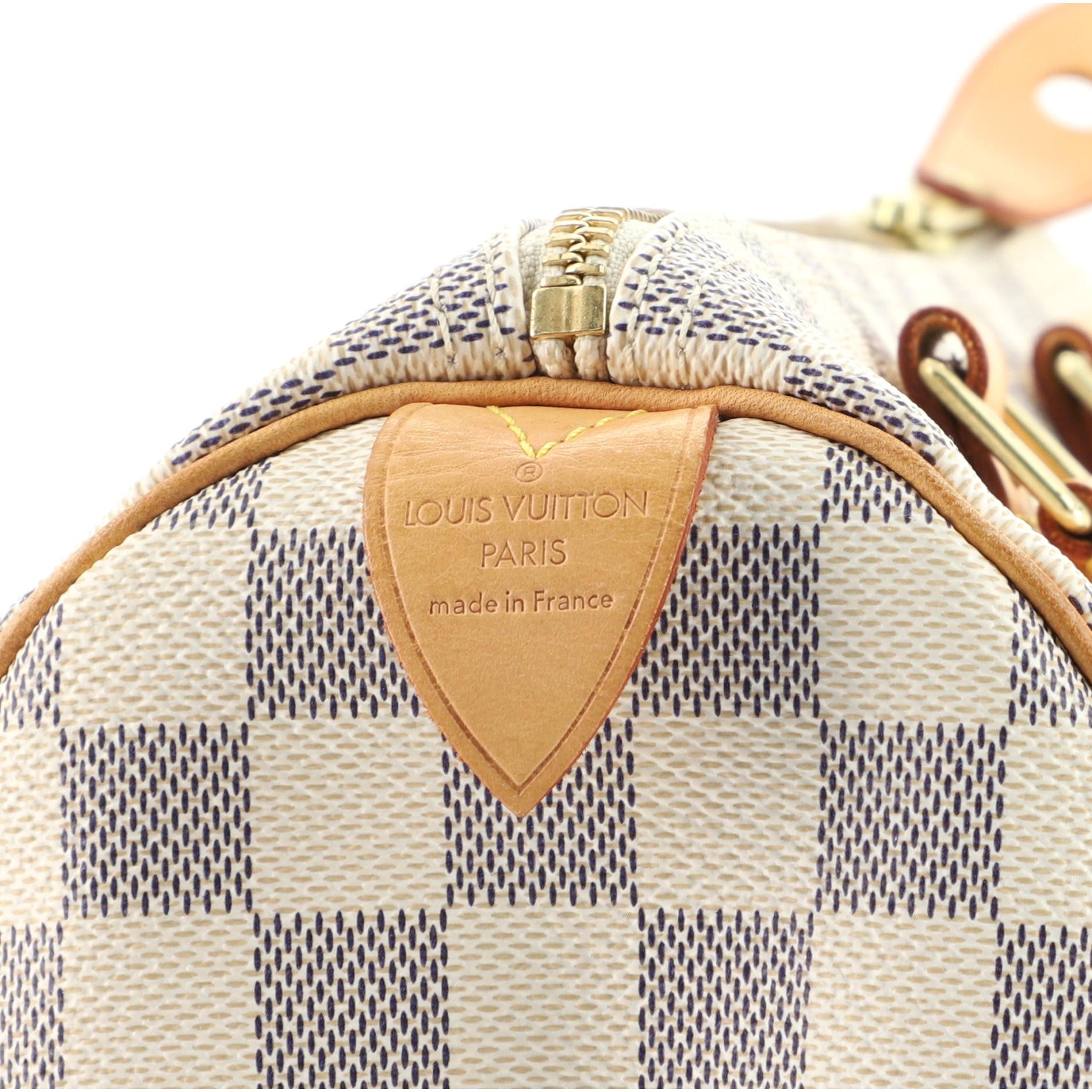 Women's or Men's Louis Vuitton Speedy Handbag Damier 25