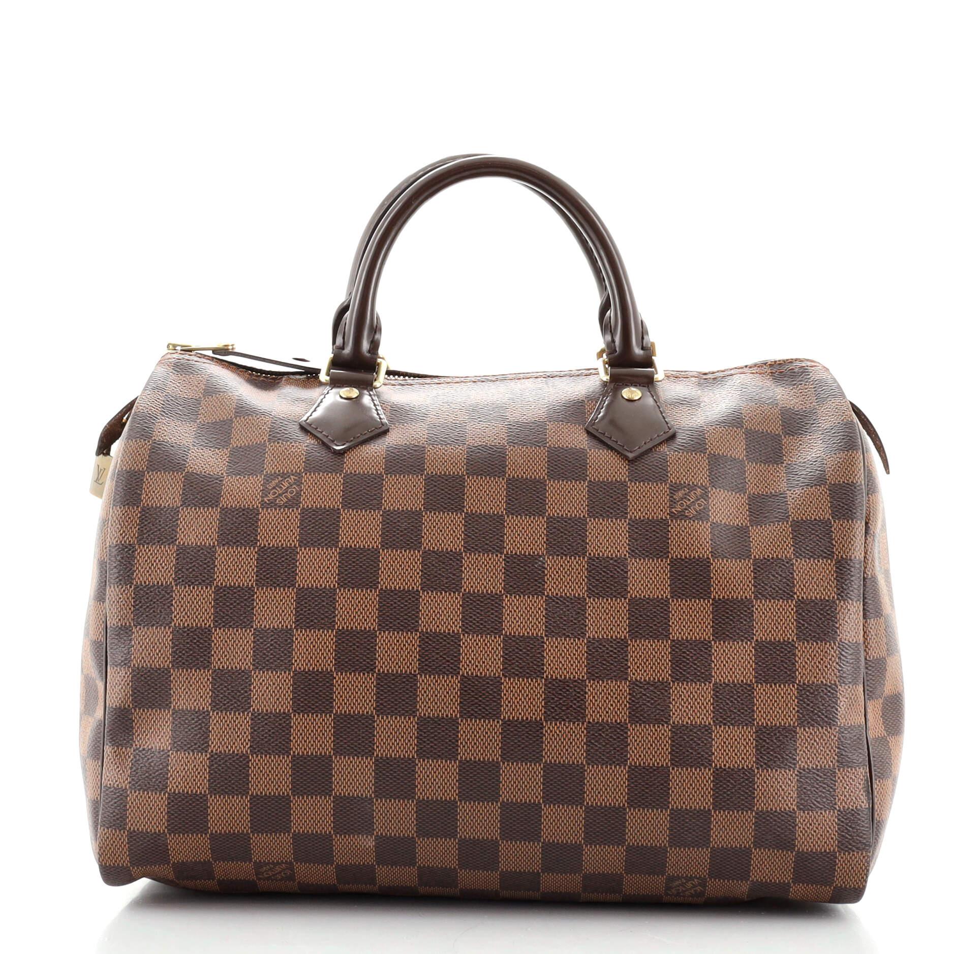 Louis Vuitton Speedy Handbag Damier 30 In Good Condition In NY, NY