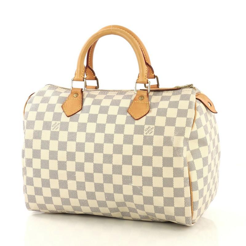 Women's Louis Vuitton Speedy Handbag Damier 30