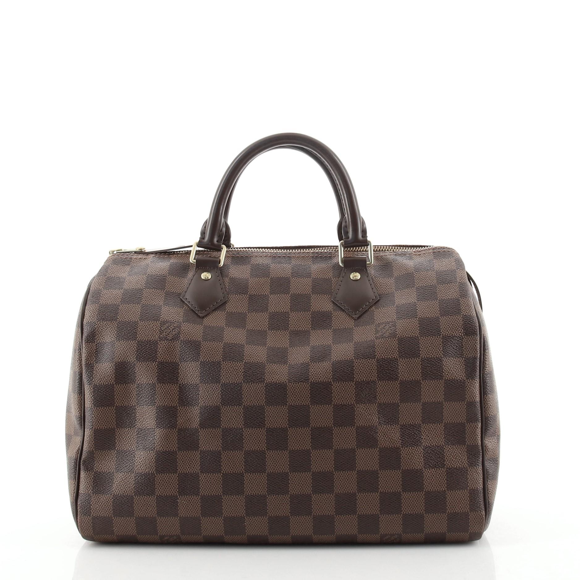 Women's or Men's Louis Vuitton Speedy Handbag Damier 30