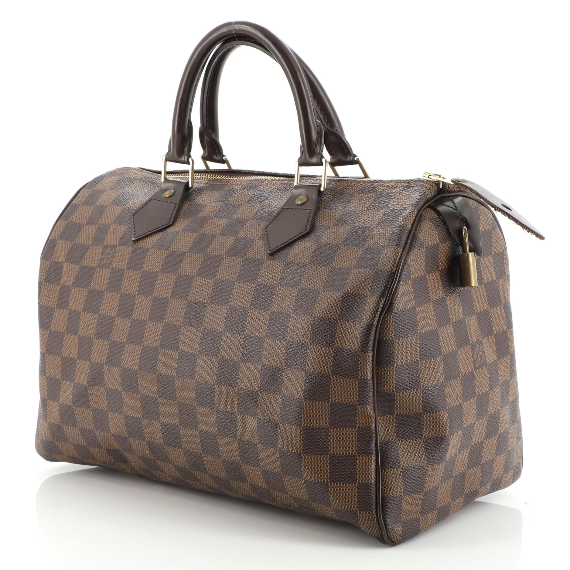 Louis Vuitton Speedy Handbag Damier 35 In Good Condition In NY, NY